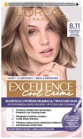 L'Oréal - EXCELLENCE Cool Creme - 8.11 Ultra Ash Light Blonde - Creamy Coloring with Advanced, Triple Protection