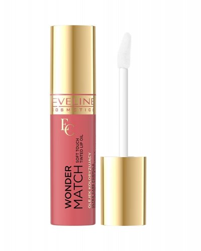 Eveline Cosmetics - Wonder Match - Nourishing & Smoothing Lip Oil - Odżywczo-wygładzający olejek do ust - 5 ml - 04 Raspberry Sorbet 