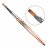 Clavier - Oval brush for manicure, gel and acrylic gel No. 5 - 12 mm - Copper