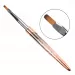 Clavier - Owalny pędzelek do manicure, żelu i akrylożelu Nr 5 - 12 mm - Miedziany