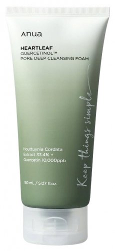 ANUA - Heartleaf - Quercetinol Pore Deep Cleansing Foam - 150 ml