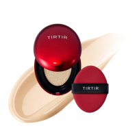 TIRTIR - MASK FIT RED CUSHION - Long-Lasting Mini Face Cushion Foundation - SPF40 PA++ - 4,5 g - 17W French Vanilla - 17W French Vanilla