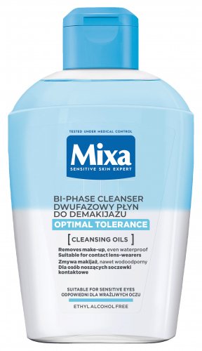 Mixa - Optimal Tolerance - Two-phase Make-up Remover - 125 ml