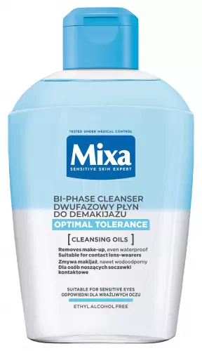 Mixa - Optimal Tolerance - Two-phase Make-up Remover - 125 ml