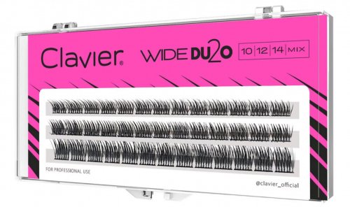 Clavier - WIDE DU2O - Double Volume Eyelash Tufts - 10/12/14 MIX