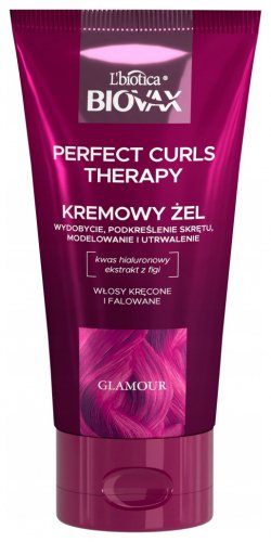 BIOVAX - GLAMOUR - Perfect Curls Therapy - Intensywnie nawilżający żel podkreślający skręt do włosów kręconych i falowanych - 150 ml