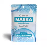 Clavier - Moisturizng Mask with Hyaluronic Acid - Nawilżająco-wygładzająca maska do twarzy z kwasem hialuronowym - 1 szt