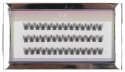 Many Beauty - ManyLashes - V-LASHES MERMAID - Silk Eyelashes Individuals - Silk tufts eyelashes - 0,07 mm - C-12mm - C-12mm