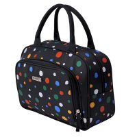 NOBLE - Women's Cosmetic Bag - Travel Case - DOTS - D005