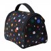 NOBLE - Rozkładana damska kosmetyczka - Kuferek - DOTS - D002 