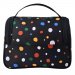 NOBLE - Rozkładana damska kosmetyczka - Kuferek - DOTS - D002 