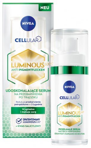 Nivea - CELLULAR - Luminous 630 ANTI-PIGMENTFLECKEN - Udoskonalające serum na przebarwienia po trądziku - 30 ml