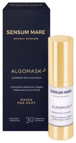 SENSUM MARE - ALGOMASK - Supreme Rich Eye Mask - Intensively Nourishing Eye Mask in Cream - 15 ml