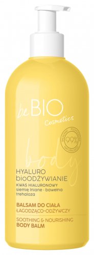 beBIO - HYALURO BIONUTRITIES - Soothing & Nourishing Body Balm - 350 ml
