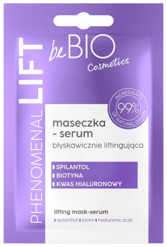 beBIO - PHENOMENAL LIFT - Lifting Mask-Serum - 10 ml