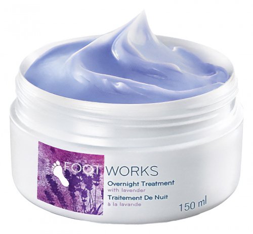 AVON - FOOT WORKS - Overnight Treatment - Intensywnie nawilżająca kuracja lawendowa dla stóp - 150 ml