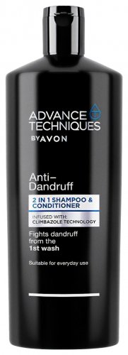 AVON - ADVANCE TECHNIQUES - Anti-Dandruff 2-in-1 Shampoo & Conditioner - Szampon przeciwłupieżowy i odżywka 2w1 - 700 ml