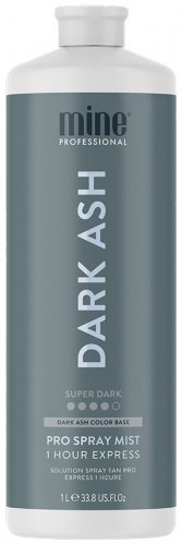 MineTan - DARK ASH - Pro Spray Mist - Płyn do opalania natryskowego - 1L