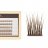 Many Beauty - Many Lashes - Mini Box V-LASHES DIVINE Chocolate - Jedwabne kępki rzęs - Brązowe - 65 sztuk - C