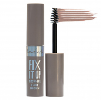Lovely - Fix It Up Brow Gel - Półprzezroczysty żel utrwalający do brwi - 1 Light Brown - 1 Light Brown