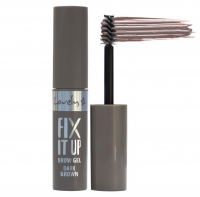 Lovely - Fix It Up Brow Gel - Półprzezroczysty żel utrwalający do brwi - 2 Dark Brown - 2 Dark Brown