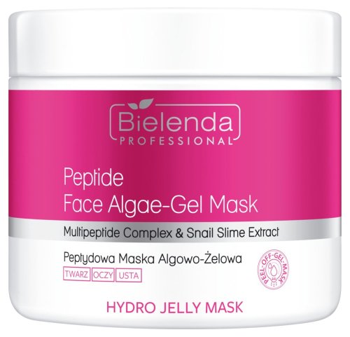 Bielenda Professional - HYDRO JELLY MASK - Peptide Face Algae-Gel Mask - 190 g