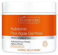 Bielenda Professional - HYDRO JELLY MASK - Multivitamin Face Algae-Gel Mask - Rozświetlająca multiwitaminowa maska algowo-żelowa z witaminą C - 190 g