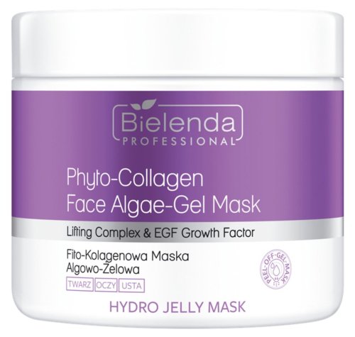 Bielenda Professional - HYDRO JELLY MASK - Phyto-Collagen Face Algae-Gel Mask - 190 g