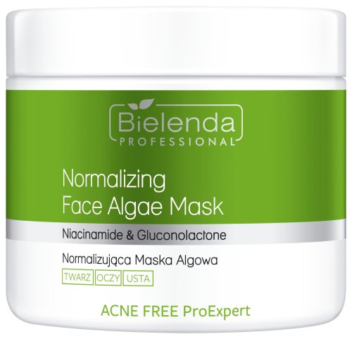 Bielenda Professional - ACNE FREE PROEXPERT - Normalizing Face Algae Mask - 160 g
