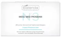 Bielenda Professional - MESO MED PROGRAM NO.3 - Active Hydro-Moisturizing Concentrate - Hydronawilżajacy aktywny koncentrat z kwasem hialuronowym - Zestaw 10 ampułek - 10 x 3 ml