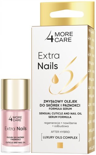 More4Care - EXTRA NAILS - Sensual Cuticle and Nail Oil - Zmysłowy olejek do skórek i paznokci - 10 ml 