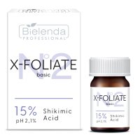 Bielenda Professional - X-FOLIATE Basic NO.2 - 15% Shikimic Acid - Kwas Szikimowy 15% - 5 ml