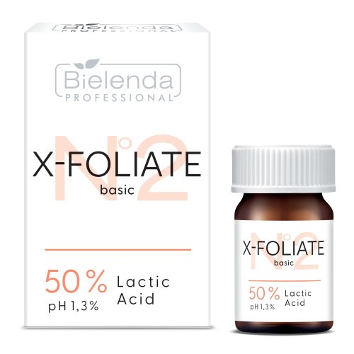 Bielenda Professional - X-FOLIATE Basic NO.2 - 50% Lactic Acid - 5 ml