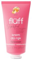 FLUFF - Superfood - Hand Cream - Nawilżająco-antybakteryjny krem do rąk - Brzoskwinia - 50 ml