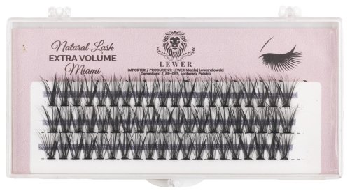 Lewer - Natural Lash - Extra Volume - Miami - 14mm