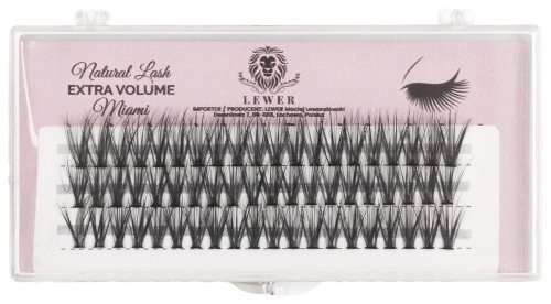 Lewer - Natural Lash - Extra Volume - Miami - 13mm