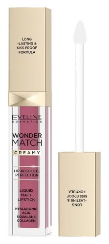 Eveline Cosmetics - WONDER MATCH - Creamy Liquid Matt Lipstick - Matowa pomadka w płynie - 6,8 ml - 03 Mauve