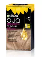 GARNIER - OLIA PERMANENT COLOR - Farba do włosów - Trwała koloryzacja bez amoniaku - 9G JASNY PERŁOWY BLOND (LIGHT GREIGE) 