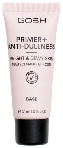 GOSH - PRIMER+ ANTI-DULLNESS - BRIGHT & DEWY SKIN BASE - Rozświetlająca baza pod makijaż - 009 Anti-Dullness - 30 ml