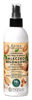 BARWA - Barwa Naturalna - Mleczko Migdałowe - Ekspresowa odżywka w sprayu do włosów zniszczonych i łamliwych - 200 ml
