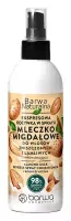 BARWA - Barwa Naturalna - Mleczko Migdałowe - Ekspresowa odżywka w sprayu do włosów zniszczonych i łamliwych - 200 ml