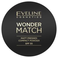 Eveline Cosmetics - WONDER MATCH - Matt Pressed Compact Powder SPF30 - Matowy puder prasowany - 8 g