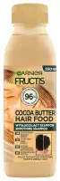 GARNIER - FRUCTIS - Cocoa Butter Hair Food - Smoothing Shampoo - Wygładzający szampon do włosów puszących się i niesfornych - 350 ml 