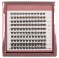 Many Beauty - Many Lashes - Master Box V-Lashes Intense - C - Duży zestaw kępek do rzęs - 120 sztuk  
