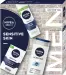 Nivea - Men - Sensitive Skin - Zestaw prezentowy dla mężczyzn - Pianka do golenia 200 ml + Żel pod prysznic 3w1 250 ml + Balsam po goleniu 100 ml