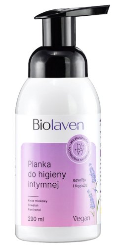 BIOLAVEN - Intimate Hygiene Foam - Moisturizes and Soothes - 290 ml