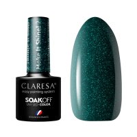 CLARESA - SOAK OFF UV/LED - MAKE IT SHINE! - UV/LED gélový lak na nechty - 5 g - 2
