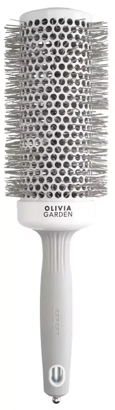 Брашинг Olivia Garden Expert Blowout Speed XL White Grey, керамический, удлинённый корпус, 55 мм