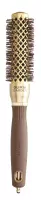 Olivia Garden - Expert Blowout Shine - Szczotka do modelowania włosów - Gold & Brown - 25 mm  