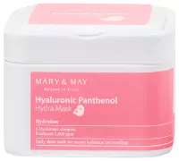 Mary&May - Hyaluronic Panthenol Hydra Mask - Zestaw nawilżających maseczek do twarzy - 30 sztuk